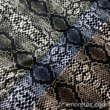 Tissu de velours coréen en tricot imprimé numérique